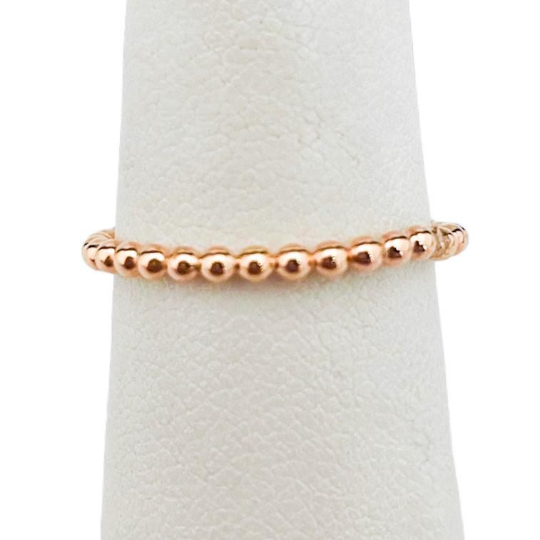 CONNECT THE DOTS RING ROSE GOLD