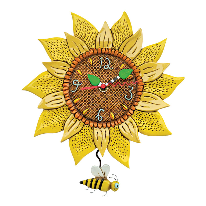 BEE SUNNY SUNFLOWER CLOCK