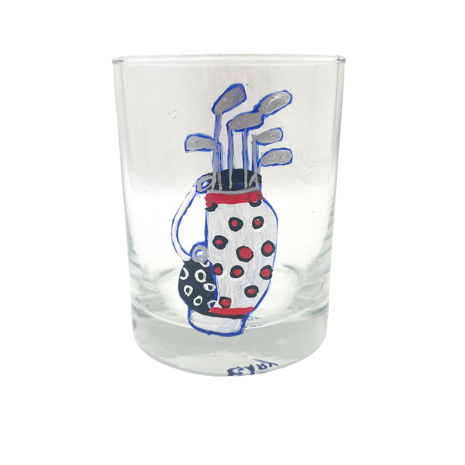 DOUBLE OLD FASHIONED GOLF BAG GLASS