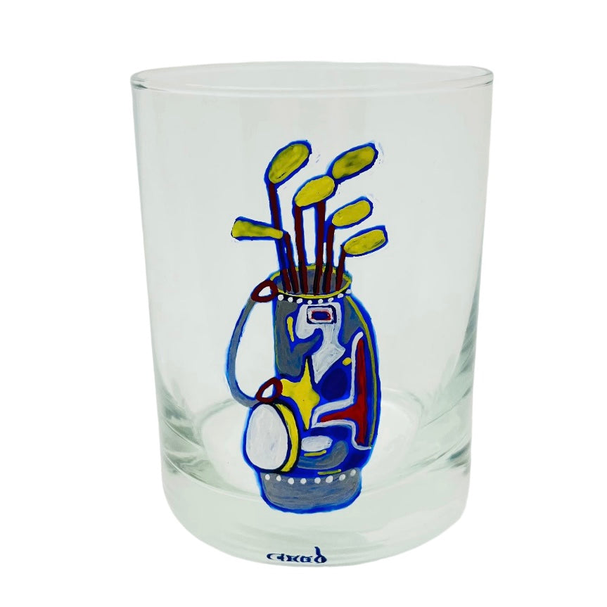 DOUBLE OLD FASHIONED GOLF BAG GLASS