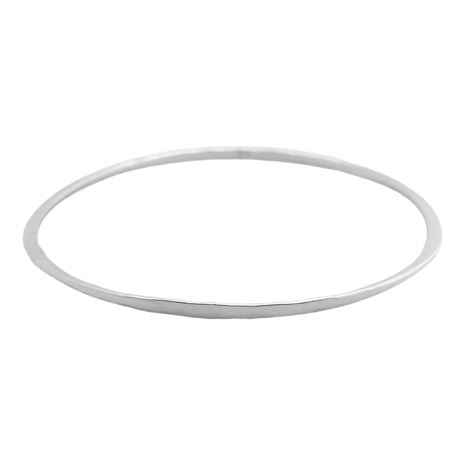 STERLING SILVER OVAL BANGLE