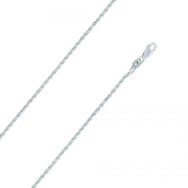 18" STERLING SILVER ROPE CHAIN