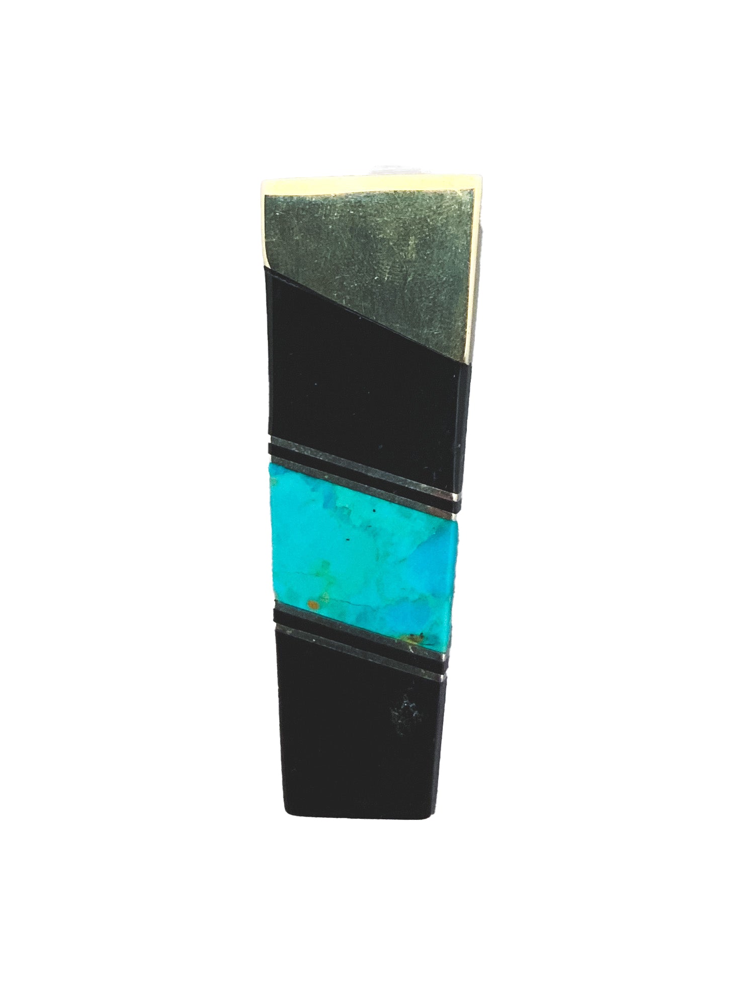 MONEY CLIP TURQUOISE AND BLACK